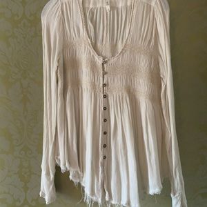Free People flowy rustic top